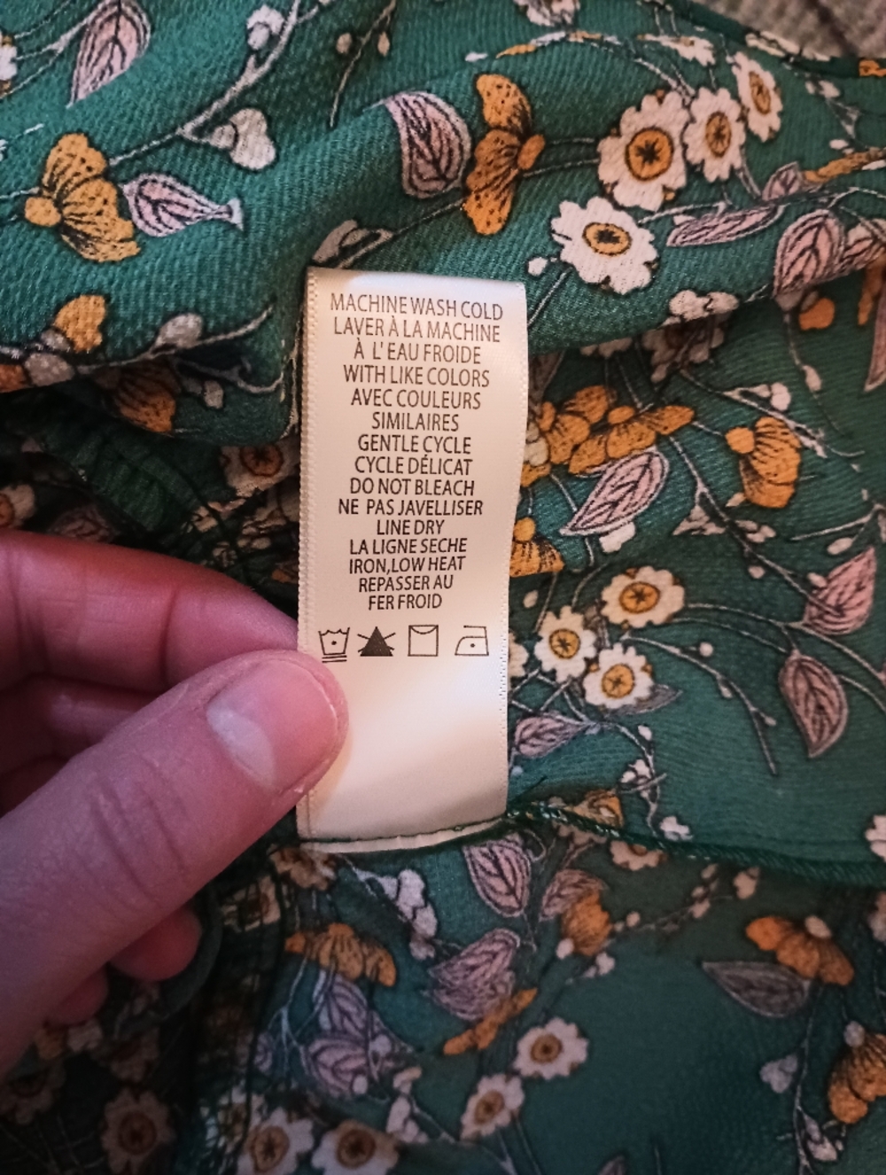 Max Studio Boho Whimsical Forest Fairy Dress Small Green Bloomcore Peasant NWT - Picture 14 of 14